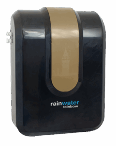 Rainwater Rainbow su arıtma cihazı, şık tasarımıyla kullanışlı ve verimli çözüm sunuyor.