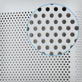 Yağmur suyu filtrasyon sistemleri için Rainwater delikli metal panel.