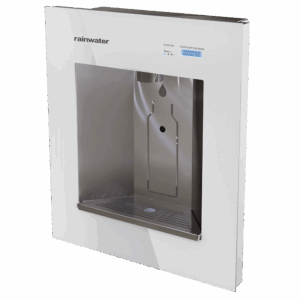 Rainwater su sebili, paslanmaz çelik tasarım, su tasarrufu.