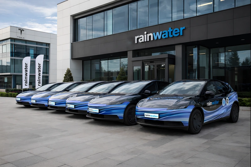 Rainwater ürünleri ve Tesla Y araçları